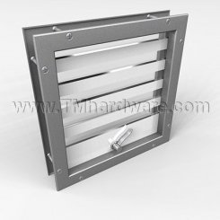 Activar Vision Lite Kit VISTAMATIC, Privacy Glazed Secure Vision Panel, For 1-3/4" Doors, 1/4" Clear Tempered Glass Panes, up to 4' x 8'