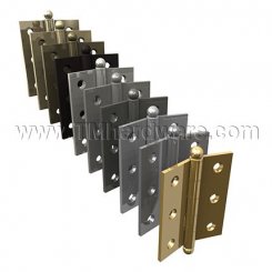 Deltana, Full Mortise Cabinet Hinge, Solid Brass, 2-1/2" x 2"