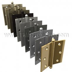 Deltana, Full Mortise Cabinet Hinge, Solid Brass, 2-1/2" x 2-1/2"