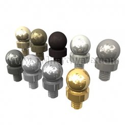 Deltana, Ball Tip Cabinet Hinge, Solid Brass