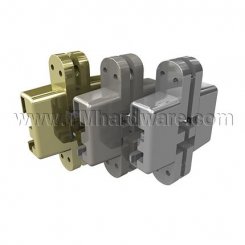 Deltana, Invisible Hinge for 1-3/4" Doors, sized 4-5/8" x 1-1/8"