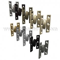 Deltana, Full Mortise, Olive Knuckle Hinge, 2" x 1-1/2"