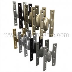 Deltana, Full Mortise, Olive Knuckle Hinge, 5" x 3-1/4"