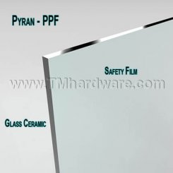 Activar Glazing PPF, 3/16" Pyran Platinum F Glass, Fire and Safety Rated, up to 3-7" x 6'-5"
