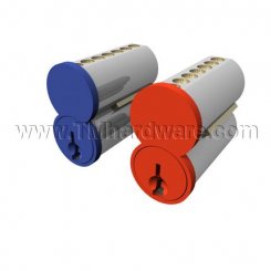 Hager 3981, SFIC Blue or Red, Combinated 6 Pin Construction Core with Best A Keyway