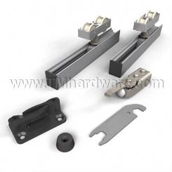 Hawa Junior 40/B Sliding Door Hardware, up to 88 Lbs., Mortised, Top Hung System