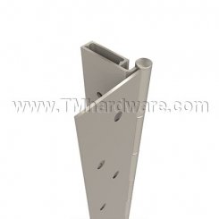 Hager 790-904 Continuous Hinge, Stainless Steel Half Mortised With Security Molding