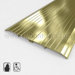 NGP 430BR Utility Threshold, 10" Brass with Thermal Break, .5" Height