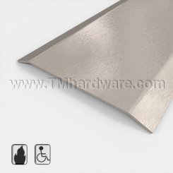 NGP 812SS Utility Threshold, 8" Stainless Steel, .5" Height