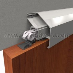 Pemko #280SWT Side Wall Track Sliding Door System, Easy Carpet Removal, 200 Lbs.