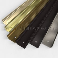 Rockwood 310, Overlapping Door Edge, 90° U-Shaped, with Double Wing, 1-3/4" Doors, up to 8FT