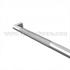 Rockwood NeoCylinder RM7232 Push Bar with GripZone, Polished Stainless Steel US32, up to 36" CTC
