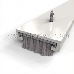 Zero #254 Door Sweep, Mortised Track with .187" Pile Brush Seal