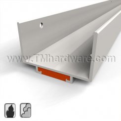 Zero #111FS Door Shoe, Aluminum U-Shape with Fire Stop Insert