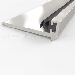 Zero #267 Rabbeted Threshold Stop, Aluminum with Neoprene Gasket, 2.155" Wide