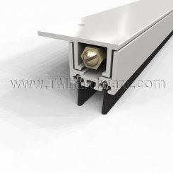 Automatic Door Bottom, Mortised and Handed with Double Nylon Brush