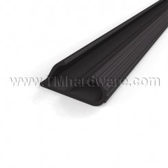 Zero #8145S Adhesive Weatherstrip, .5" Silicone, Teardrop with Fin