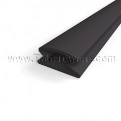 Zero #8216S Adhesive Weatherstrip, Silicone for Metal Door Frames, .234"