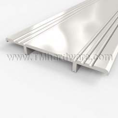Zero #1684 Carpet Divider, 4" Aluminum, .5" Height
