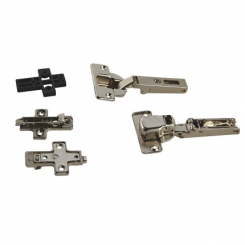 Hafele Accuride 1332 / 1432 Hinge Kit, 1-3/8" (35mm) Clip In Hinges for Pocket Pivot Doors