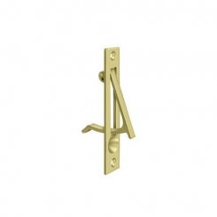 Pocket Door Edge Pull in gold finish