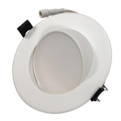 Topaz 4" LED Canless Slim Fit Gimbal Downlight, 12 Watt, 5CCT Selectable