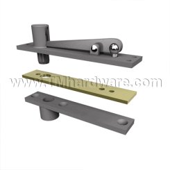 Rixson H345, Door Closer Pivot, Longer Throw Pin For Taller Doors Top Pivot, Heavy Duty, Bright Brass Finish