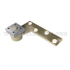 Norton 180x102, Door Closer Pivot, Top Pivot For Deep Reveal, 3/4" Offset, Bright Brass Finish