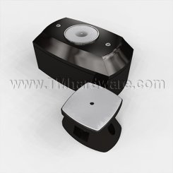 Rixson 996M Electromagnetic Door Holder, Wall Mounted, Adjustable Armature, Surface Wiring, Dark Satin Bronze, Equiv Finish