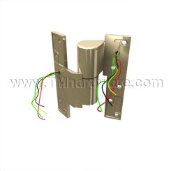 Norton EM19, Door Closer Pivot, Electrified Intermediate Pivot, 3/4" Offset, Bright Brass Finish