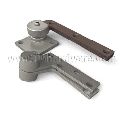 Norton 117, Door Closer Pivot, Light Duty, 3/4" Offset w/ 180 Top Pivot, Satin Chrome Plated Finish