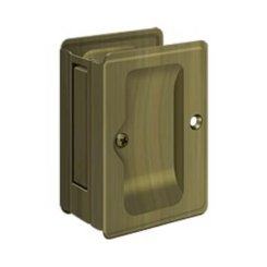 Deltana HD Adjustable Passage Pocket Lock, 3-1/4" X 2-1/4", Polished Brass (US3) Finished