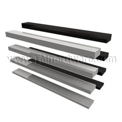 Securitron SFP Stop Filler Plates For Magnalock Electronic Lock, 1/2” x 1-1/4” x 8” size, Clear Anodized Finish