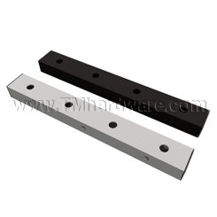 Securitron UHB Universal Header Brackets For Magnalock Electronic Lock, Size 8", Clear Anodized Finish