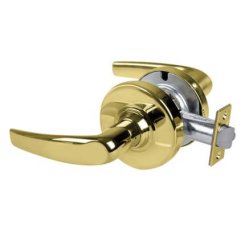 Schlage Athens Door Handle, Mechanical Door Locks, ND Series , Non-Keyed Function, Passage Latch, Flat Black Finish