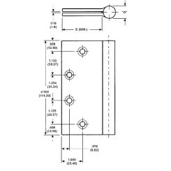 McKinney MacPro Hinge Ball Bearing, 5 Knuckle, Heavy Weight, Full Mortised Satin Stainless Steel (US32D) Finished
