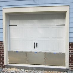 Garage Door Dam Flood Barrier / Shield, 144" - 192" Openings