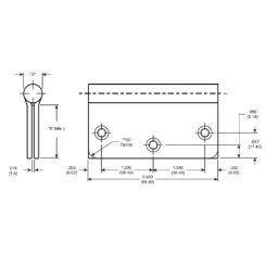 McKinney Standard Steel Hinge, 5 knuckles, Full Mortised Satin Chrome (US26D) Finished
