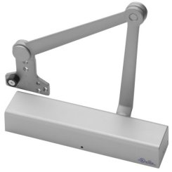 Accentra 2721 Door Closer, Non-Hold Open, Parallel Arm with Removable Stop, Adjustable Spring Size, Dark Bronze Painted (US20) Finish