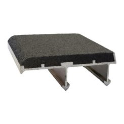 Wooster Spectra WP2J, WP3J, WP4J No-Slip Nosing, Sure Hold Anchors For Sloped Riser Steel Pan Stairs, 2" - 4" Depth
