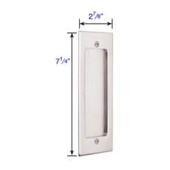 Emtek #2215 Rectangular Flush Door Pull