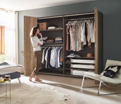 Hettich WingLine L Profile Set (Top & Bottom) for Bi-Fold Doors with Installation Hardware - QUICHSHIP