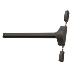Accentra 1810-36 Surface Vertical Rod, Exit Device Panic Bar, Exit Only, Grade 1, 36" Door, Aluminum Painted Finish