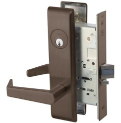 Accentra 8805FL Storeroom Or Closet Mortised Lever Lockset with Camden Escutcheon