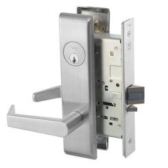 Accentra 8805FL Storeroom Or Closet Mortised Lever Lockset with Camden Escutcheon