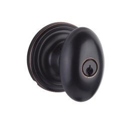 Yale Expressions Maguire Rosette with Auburn Knob, Polished Brass (US3) Finished