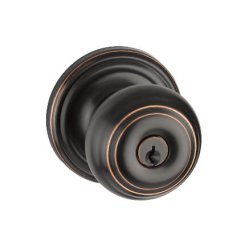 Yale Expressions Maguire Rosette with Lewiston Knob, Polished Brass (US3) Finished