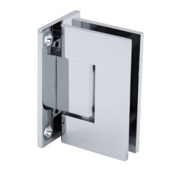 FHC Glendale Adjustable Wall Mount Hinge Full Back Plate, Satin Nickel (US15) Finished