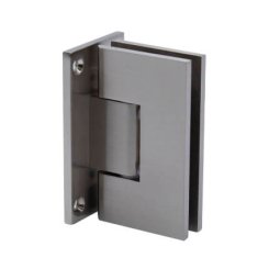 FHC Glendale Series Wall Mount Hinge for Shower Doors, Satin Nickel (US15) Finished