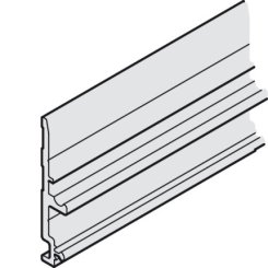 Hafele Mounting Rail, For Slido D-Line41 80X, Pre-drilled